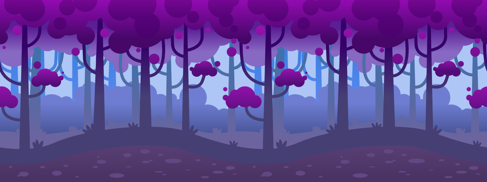 forest sidescroll background